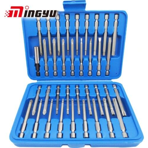 36pcs Screwdriver Bit Set Cr-v Material Hand Tools Combination Bit Set Tool Kit Free shipping