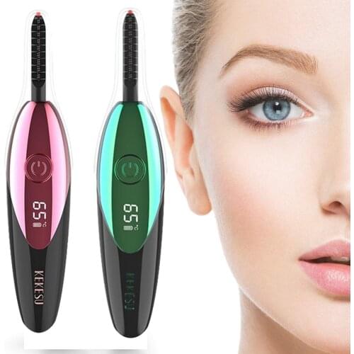 Heated Eyelash Curler, USB Rechargeable Electric Eyelash Curler for Quick Natural Curling,Long Lasting Eyelashes Curl Tool