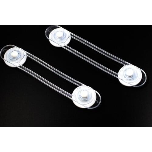 New childrens multifunctional safety lock transparent anti-opening soft belt safety lock baby drawer lock refrigerator lock