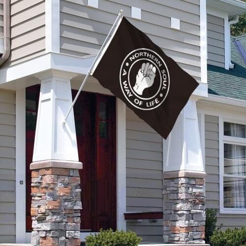 Festival Rectangle Flag of great significance-Northern Soul- Home Decoration Indoor Outdoor Decoration Printed Fade Resistant