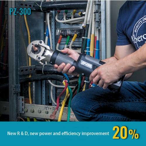 PZ-300 Rechargeable electric hydraulic pliers 16-300mm2