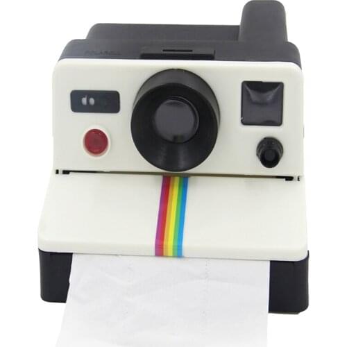 Retro Cute Camera Tissue Tube Toilet Roll Box Tissue Box Household Tissue Box Bathroom Decorative Tissue Box