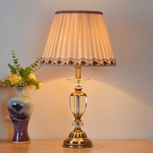 ORY Modern Crystal Table Lamp Luxury Desk Bedside Lamp LED Home Decoration for Foyer Bed Room Office Hotel Office