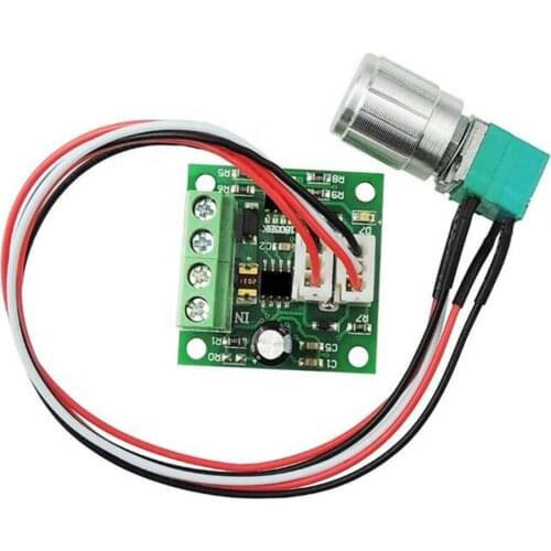 Taidacent Low Voltage 12V 2A 30W Motor Governor Control PWM Adjustable Driver Switch 12 Volt DC Power Motor Speed Controller
