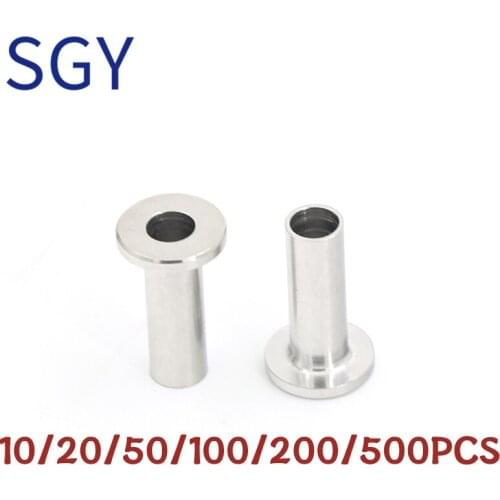 20/50/100/200/500pcs Stainless Steel Protective Protector Sleeves Grommet for 1/8", 5/32",or 3/16" Deck Cable Railing Kit