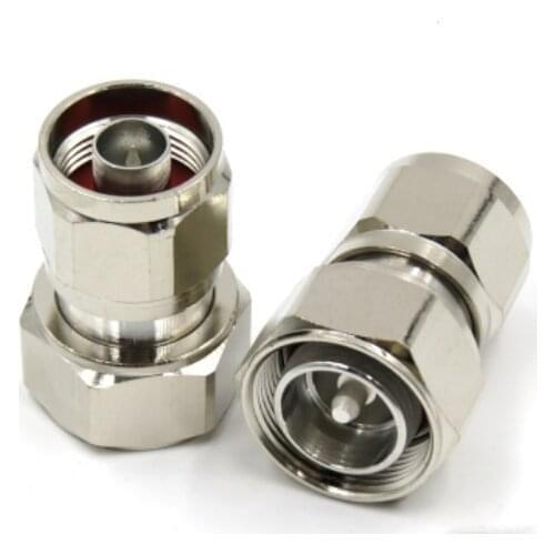 10pcs (Mini Din )4.3-10 Male To N Male plug RF Coaxial Adapter Connectors