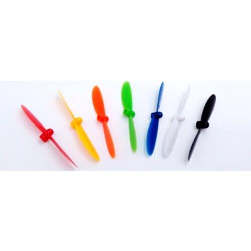 4PCS 2A+2B 55mm CW CCW Hubsan X4 H107L H107C H107D JXD385 X4 Quadcopter Propellers Quadcopter R/C Spare Parts For 720 8520 Motor