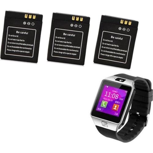 3.7V 380mAh SmartWatch Battery Rechargeable Li-ion polymer Battery For DZ09 Backup Bateria For KSW-S6 RYX-NX9 A1 Smart Watch
