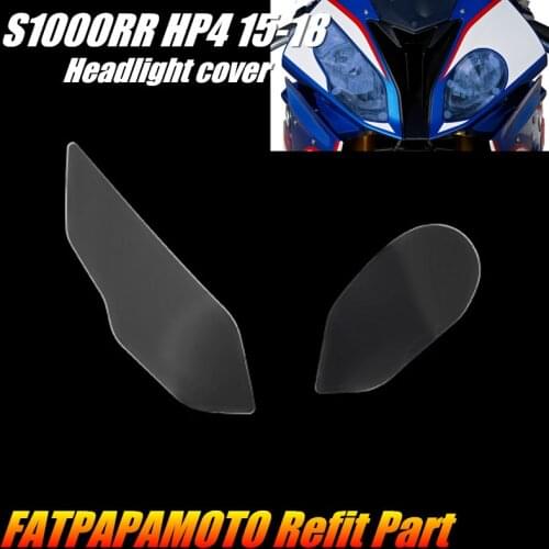 FOR BMW S1000RR HP4 2015-2018 Motorcycle Accessories Headlight Protection Guard Cover