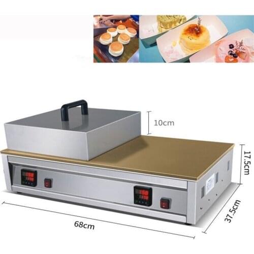 Digital Japanese Fluffy Souffle Double Pan Cakes Maker 220v Electric Souffle Machine Fluffy Pancakes machine Kitchen Equipment