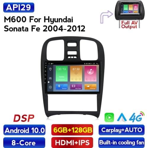For Hyundai Sonata EF 2001-2012 Car Radio Multimedia Video Player Navigation GPS Android 6G+128G 2.5D Screen