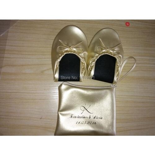 Free Shipping! OEM cheap foldable ballet with handbag easy for travel