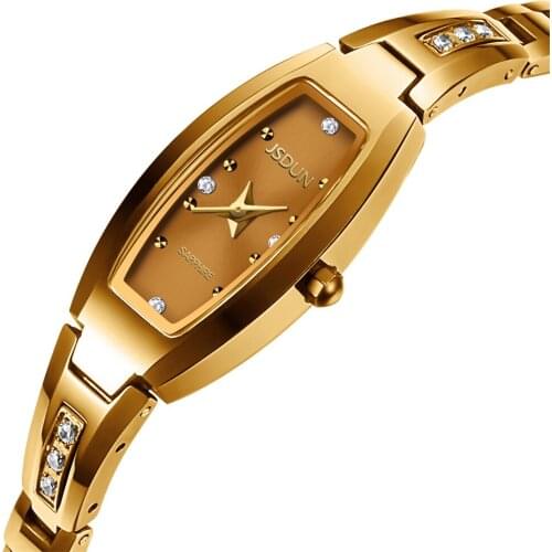 JSDUN Top Brand Luxury Women Watch Sapphire Mirror Fashion Ladies Watches Waterproof Original Quartz Wristwatches Reloj Mujer