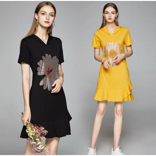 Черные летние платья HAYBLST China At AliExpress