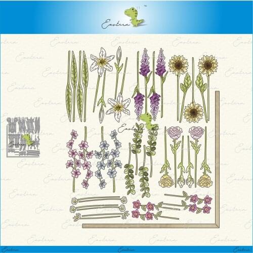 Drawing grass collection metal cutting dies new 2020 crafts die 2020 new metal dies dies scrapbooking die cuts mold
