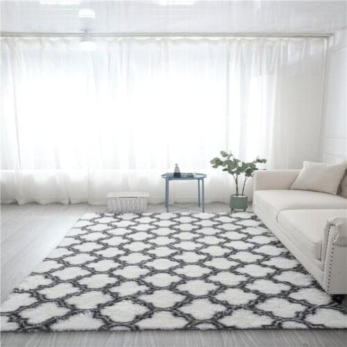 New pattern tie-dye carpet long hair coffee table living room bedroom rug thickened balcony mats do not lint or fade carpet