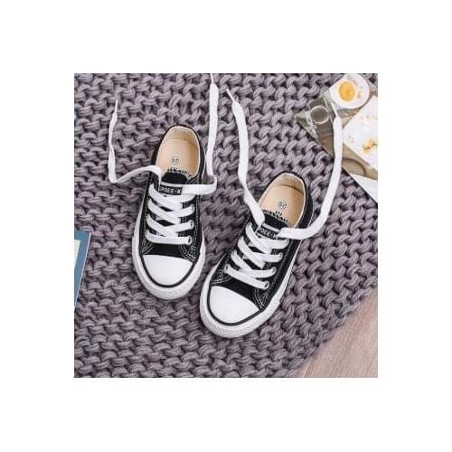 Kids Shoes for Girl Children Canvas Shoes Boys Sneakers New Spring Autumn Girls Shoes White Short Solid Fashion Children Shoes