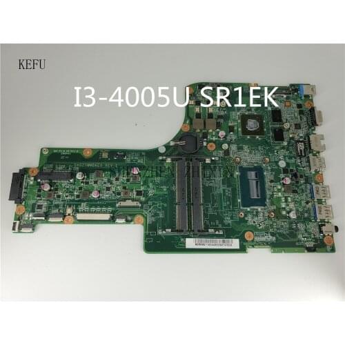For ACER Aspire E5-771 E5-771G Laptop motherboard I3-4005U CPU NBMNW11004 DA0ZYWMB6E0 Mainboard with graphic test good