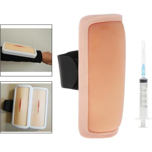 Simulation Wound Model Pad for Practice IV Injection Intramuscular Infusion Arm Training Practice for Nurse