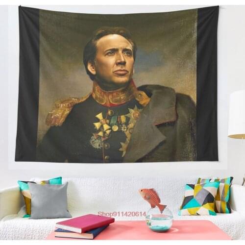 Nicolas Cage replaceface tapestry Wall Hanging Boho Decor Psychedelic Wall Tapestry Abstract Carpet Wall Cloth Tapestries