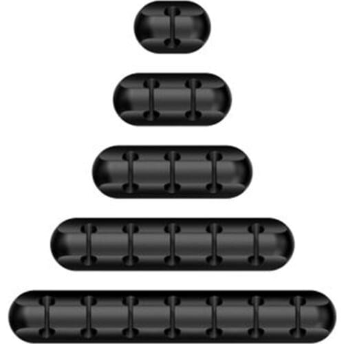 New Clip For Cable Organizer Silicone USB Cable Winder Flexible Cable Management Clips For Mouse Headphone Earphone Cable Holder