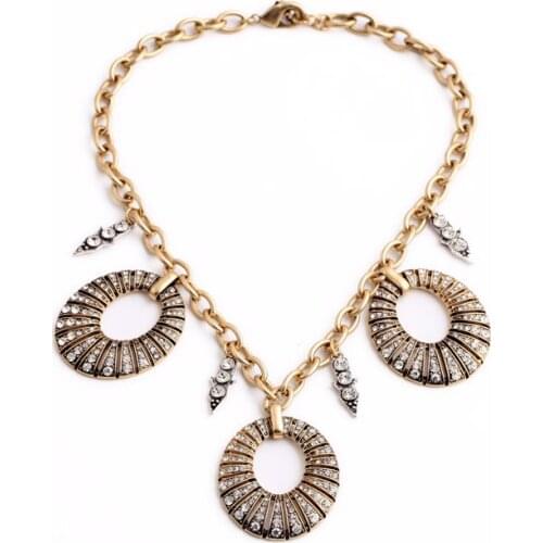 Bulk Price Droplets Unique Exaggerated Designed For Best Friends Glass Made Jewelry Necklace