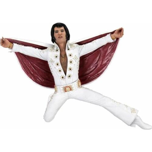Original NECA The King Elvis Presley 1972 Versio Concert Figure Statue