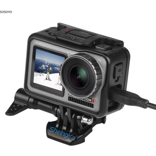 Plastic Protective Frame Shell Housing border Frame Case Mount Adapter For DJI Osmo Action Sports Camera Accessories