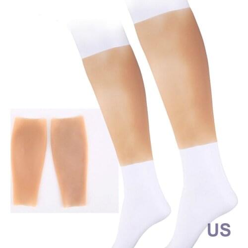 Full Silicone Shins Padded Enhancer Body Shaper Cover The Scar 300g/pair