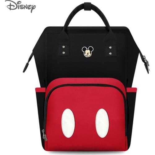 Disney Mother Maternity Nappy Backpack Large Capacity Baby Mouse Diaper Bag Travel Stroller Backpack Nursing Bags For Baby Care