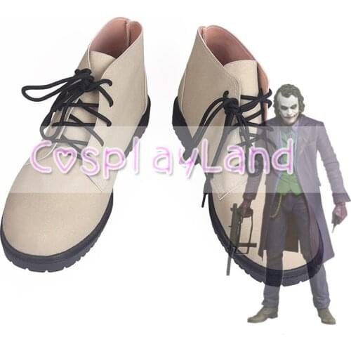 The Dark Knight Joker Cosplay Boots Shoes Christmas Halloween Party Custom Made for Adult Wen Shoes Accessories