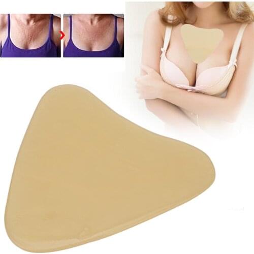 Newest Anti-wrinkle Silicone Chest Pad Reusable Self-adhesive Anti-Aging Increase Collagen Care Chest Rejuvenation Breast Patch