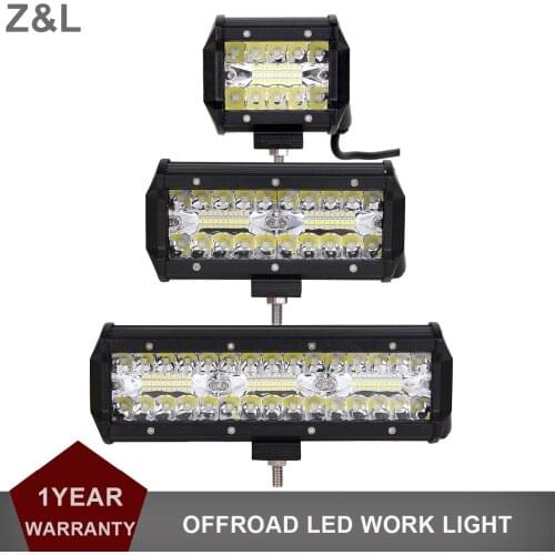 OFFROAD LED WORK LIGHT EXTRA DRIVING HEADLIGHT COMBO 12V 24V CAR SUV BOAT TRUCK MOTORCYCLE 4WD 4X4 TRAILER DECORATION REFIT LAMP