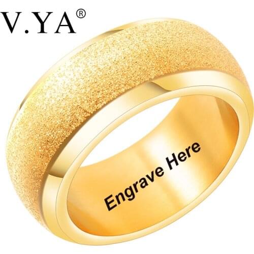 V.YA Gold Rings For Men