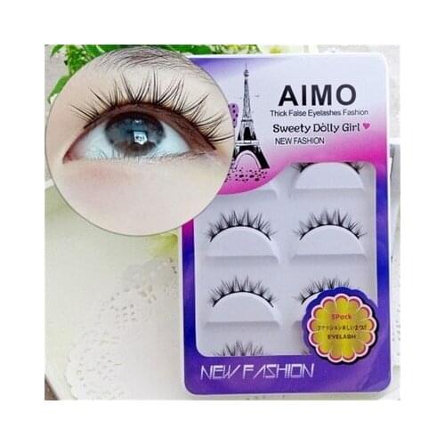 High-grade sharpen folds in false eyelash double MM very fine natural cross makeup makeup eyelashes