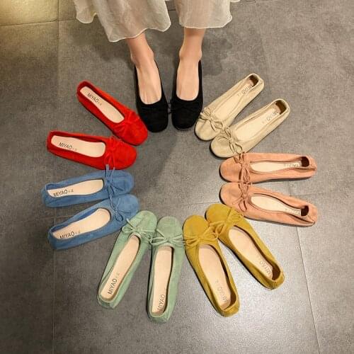 Plus Size 35-42 Women Flats shoes 2020 Loafers Candy Color Slip on Flat Shoes Ballet Flats Soft Comfort Lady Shoes zapatos mujer