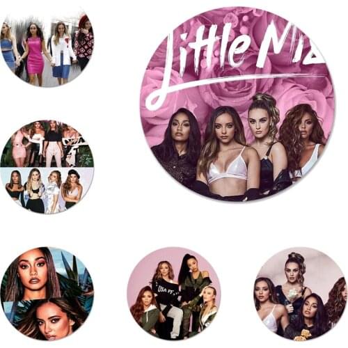 58mm Little Mix Girl Icons Pins Badge Decoration Brooches Metal Badges For Backpack Decoration