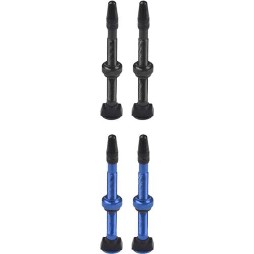 4x Aluminum Alloy 60mm Mountain Bike Tubeless Presta Valve Stem Universal