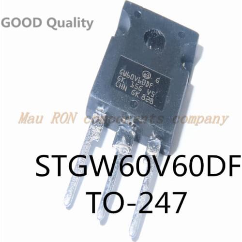 5PCS/LOT STGW60V60DF GW60V60DF TO-3P TO-247 New original In Stock
