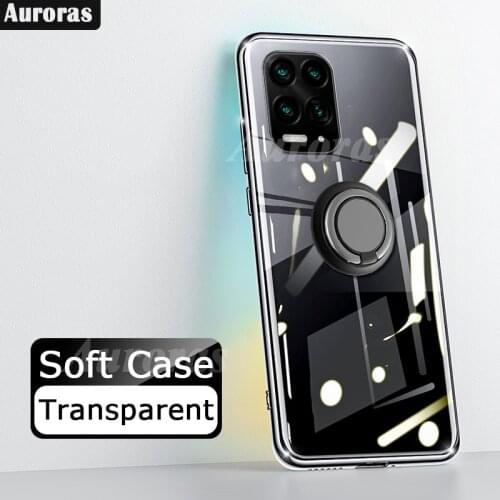 Auroras For Moto G100 Case Anti-fall Clear Case Shockproof With Ring Soft Cover For Motorola G100 Clear Case