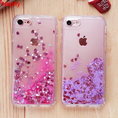 Nephy Original Luxury Dynamic liquid Flowing sand Case For iPhone 11 Pro XS Max X XR 8 7 6 5 S 5S 6S Plus Cell Phone Back Cover