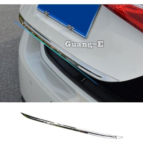 For Toyota Corolla Altis 2017 2018 2019 car Stick body styling cover abs chrome Rear door Tailgate frame plate trim lamp 1pcs