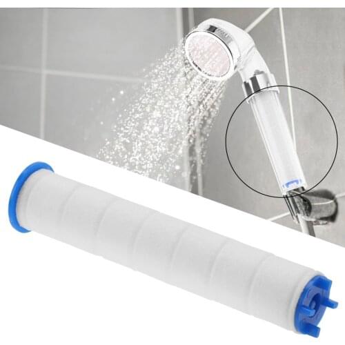 Shower Head Filters Negative Ions Pressurized Handheld Bathroom Showering Sprinkler Handheld Bath Sprayer With PP Cotton Filters