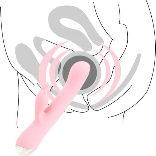 IKOKY AV Wand Adult Products Silicone G-spot Massager Erotic Rabbit Vibrator Sex Toys for Women Female Masturbation