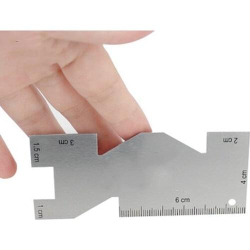Sewing Foot Sewing Stainless Steel Metal Ruler Tool Precision Measuring Tool Metal Ruler Handmade Accessories Sewing Ruler new