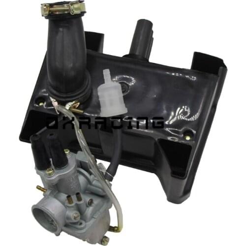Motorcycle Throttle Cable Assembly Carburetor Carb with air filter Y-Zinger For Yamaha PW80 1996-2006