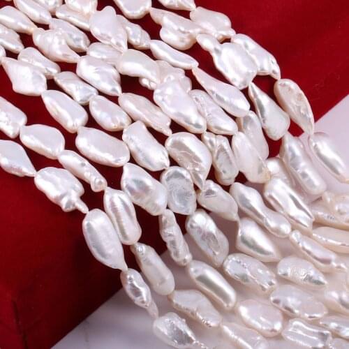 Natural Freshwater Pearl Beading Trendy Loose Isolation Bead for Jewelry Making DIY Necklace Bracelet Accessories Size 8x15mm