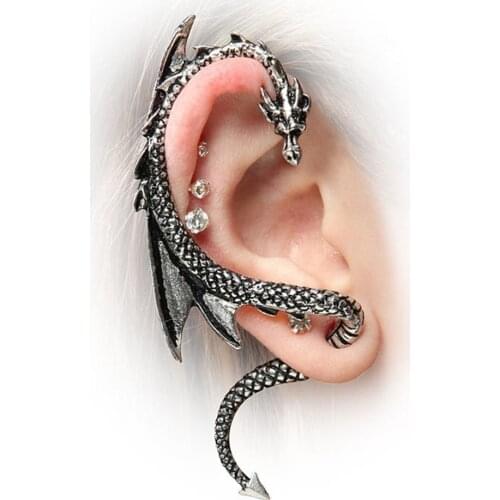 Unusual Dragon earrings 2021 trend goth earings for women vintage girl dress pendientes mujer kolczyki damskie boucle d'oreille