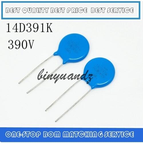 10PCS NEW Varistor 14D331K 14D391K 14D431K 14D471K 14D561K 14D621K 14D681K 14D821K 14D911K