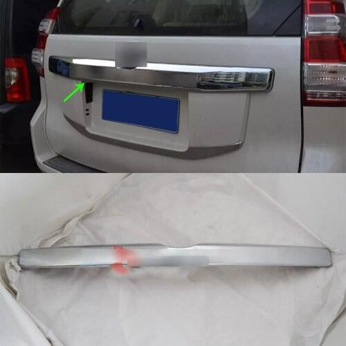 OUBOLUN ABS car accessories Car body kits rear trunk streamer cover For TOYOTA 2014 Prado